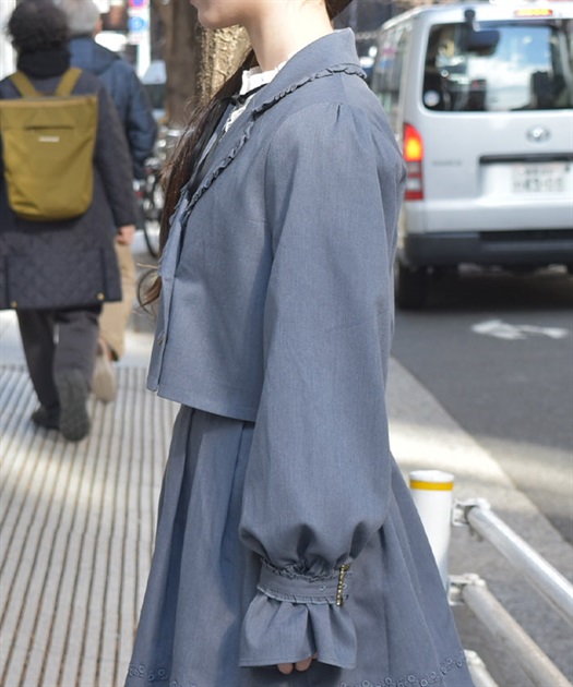 プチフリルショートジャケット | axes femme | axes femme プチフリルショートジャケット | axes femme | axes femme