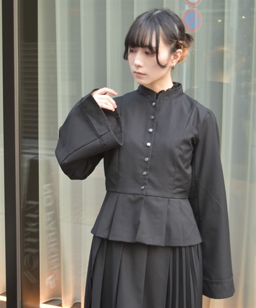 ラスト1枚XSサイズ　☆ANEW GOLF☆ レディース起毛長袖 連釦ジャケット【WEB先行販売】 | axes femme | axes femme online shop