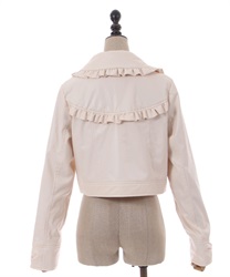 フリル合皮ライダース | kawaii | axes femme online shop