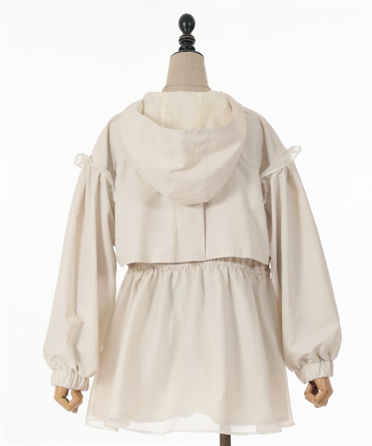 ミリタリーフーディーブルゾン | レディース服・レディース