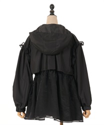 ミリタリーフーディーブルゾン | レディース服・レディース