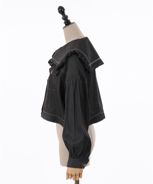 セーラー襟ショートブルゾン | outlet | axes femme online shop セーラー襟ショートブルゾン | outlet | axes femme online shop