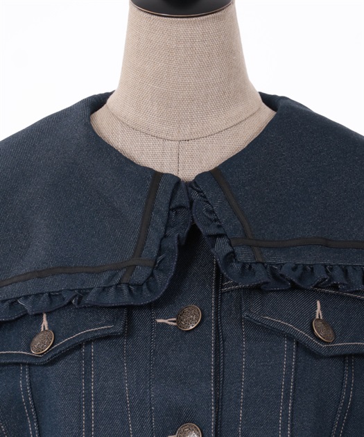 セーラー襟ショートブルゾン | outlet | axes femme online shop セーラー襟ショートブルゾン | outlet | axes femme online shop