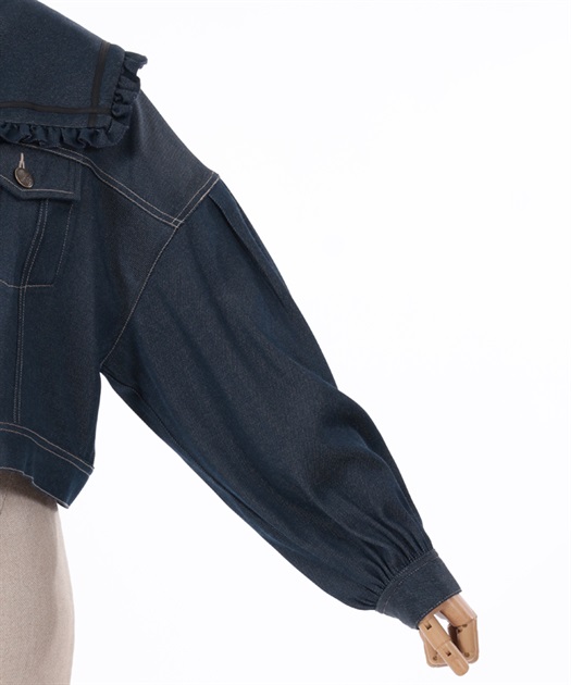 セーラー襟ショートブルゾン | outlet | axes femme online shop