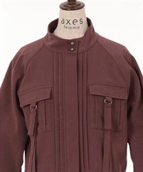 ショート丈ミリタリーブルゾン | outlet | axes femme online shop