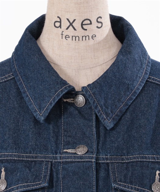 レース×ラインデニムジャケット【期間限定価格】 | outlet レース×ラインデニムジャケット【期間限定価格】 | outlet