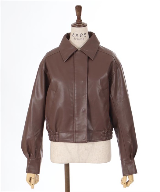襟付フライトジャケット | outlet | axes femme online shop 襟付フライトジャケット | outlet | axes femme online shop