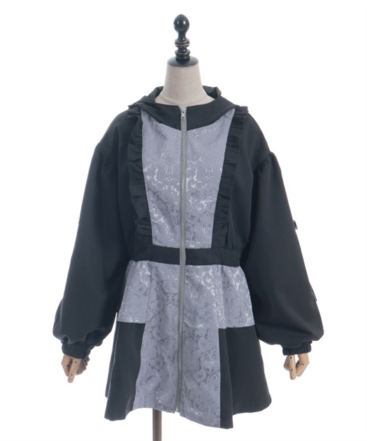 ジャカード切替ブルゾン | POETIQUE | axes femme online shop ジャカード切替ブルゾン | POETIQUE | axes femme online shop