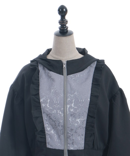 ジャカード切替ブルゾン | POETIQUE | axes femme online shop ジャカード切替ブルゾン | POETIQUE | axes femme online shop