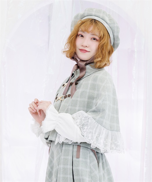 リボンビット付きケープジャケット | POETIQUE | axes femme online shop