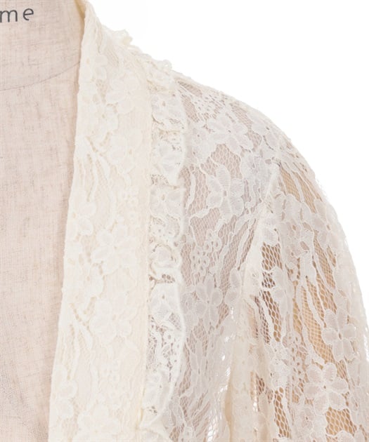 チェーン付き総レースボレロ | outlet | axes femme online shop