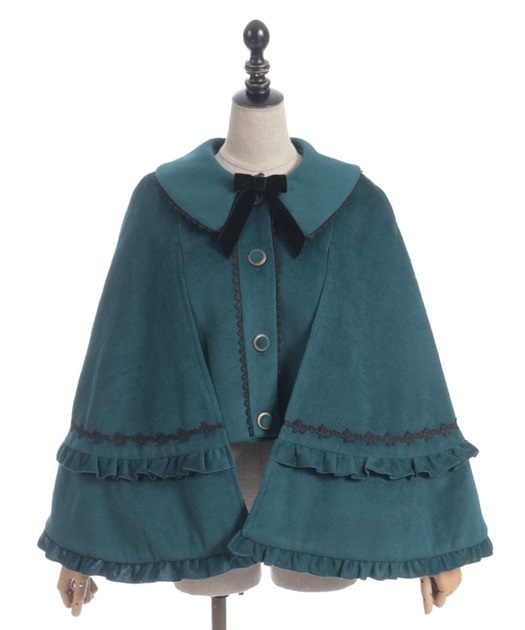 フリルケープコート【予約】 | Chalmiere │ axes femme onlineshop