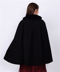 ファー襟付ケープコート | axes femme | axes femme online shop ファー襟付ケープコート | axes femme | axes femme online shop