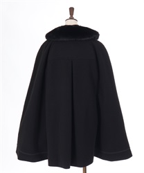 ファー襟付ケープコート | outlet | axes femme online shop ファー襟付ケープコート | outlet | axes femme online shop