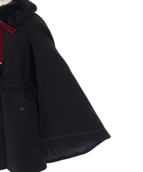 ファー襟付ケープコート | outlet | axes femme online shop ファー襟付ケープコート | outlet | axes femme online shop