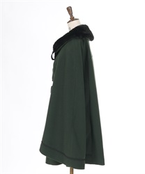 ファー襟付ケープコート | axes femme | axes femme online shop ファー襟付ケープコート | axes femme | axes femme online shop