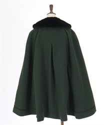 ファー襟付ケープコート | outlet | axes femme online shop ファー襟付ケープコート | outlet | axes femme online shop