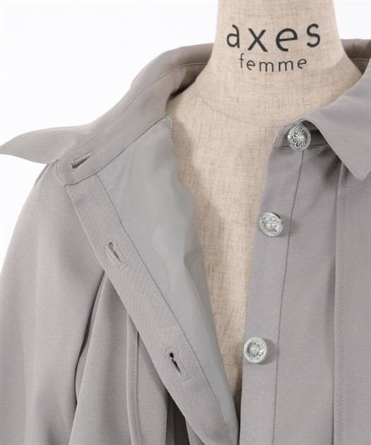 後レースアップトレンチコート | outlet | axes femme online shop 後レースアップトレンチコート | outlet | axes femme online shop