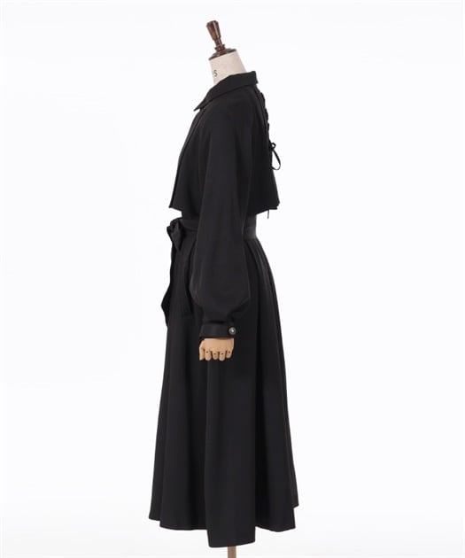 後レースアップトレンチコート | outlet | axes femme online shop 後レースアップトレンチコート | outlet | axes femme online shop