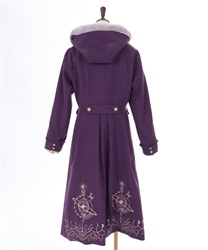 天体刺繍フード付コート | outlet | axes femme online shop 天体刺繍フード付コート | outlet | axes femme online shop