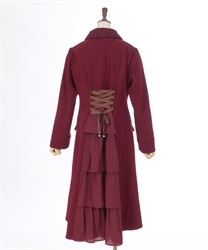 バッスル風ロングコート【期間限定価格】 | axes femme | axes バッスル風ロングコート【期間限定価格】 | axes femme | axes