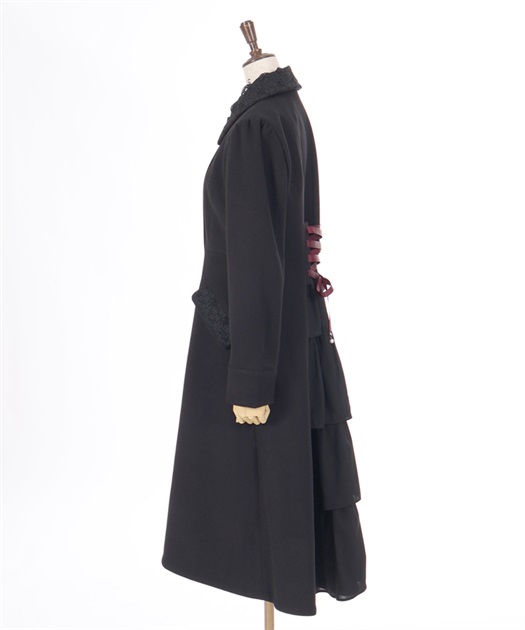 バッスル風ロングコート | axes femme | axes femme online shop バッスル風ロングコート | axes femme | axes femme online shop