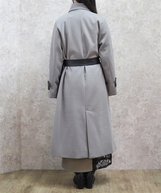 異素材切替ロングコート | axes femme | axes femme online shop 異素材切替ロングコート | axes femme | axes femme online shop