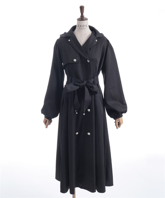 フード付トレンチコート【期間限定価格】 | レディース服 フード付トレンチコート【期間限定価格】 | レディース服