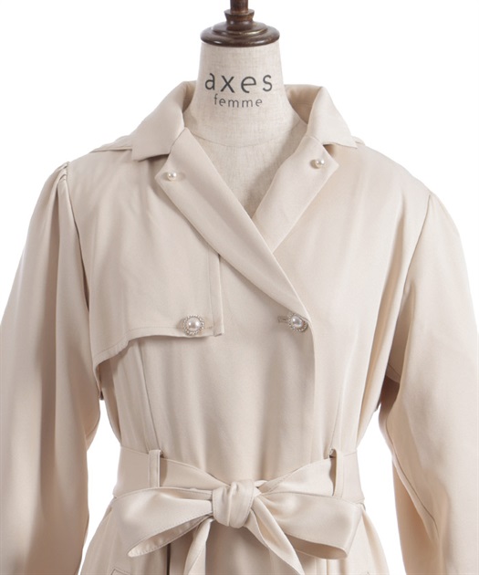 フード付トレンチコート【期間限定価格】 | レディース服 フード付トレンチコート【期間限定価格】 | レディース服