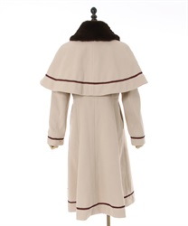 ファー襟付ケープロングコート | outlet | axes femme online shop ファー襟付ケープロングコート | outlet | axes femme online shop