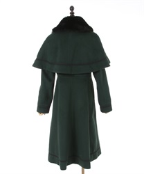 ファー襟付ケープロングコート | outlet | axes femme online shop ファー襟付ケープロングコート | outlet | axes femme online shop