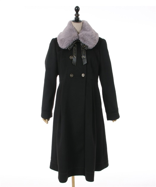 ファー襟付ケープロングコート | outlet | axes femme online shop ファー襟付ケープロングコート | outlet | axes femme online shop