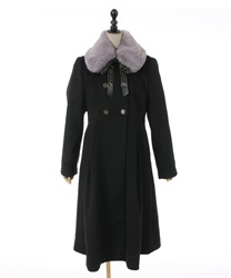 ファー襟付ケープロングコート | outlet | axes femme online shop ファー襟付ケープロングコート | outlet | axes femme online shop