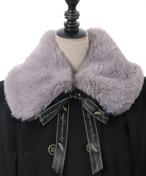ファー襟付ケープロングコート | outlet | axes femme online shop ファー襟付ケープロングコート | outlet | axes femme online shop