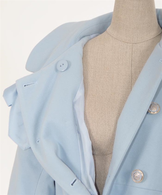 ファーデザインケープ付コート | POETIQUE | axes femme online shop ファーデザインケープ付コート | POETIQUE | axes femme online shop