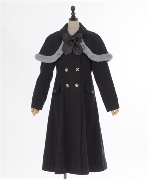 ファーデザインケープ付コート | レディース服・レディース ファーデザインケープ付コート | レディース服・レディース