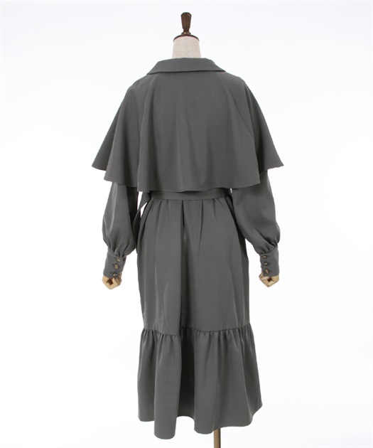 ケープ付インバネス風コート | outlet | axes femme online shop ケープ付インバネス風コート | outlet | axes femme online shop
