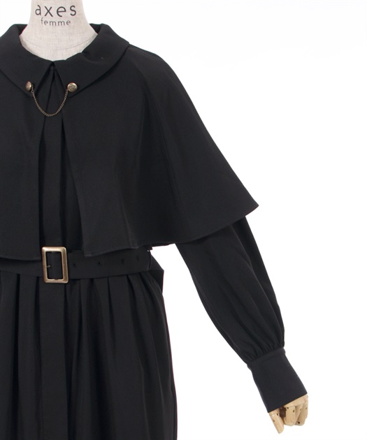ケープ付インバネス風コート | outlet | axes femme online shop ケープ付インバネス風コート | outlet | axes femme online shop