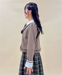 セーラーカラーショートコート | 衣料 | axes femme online shop