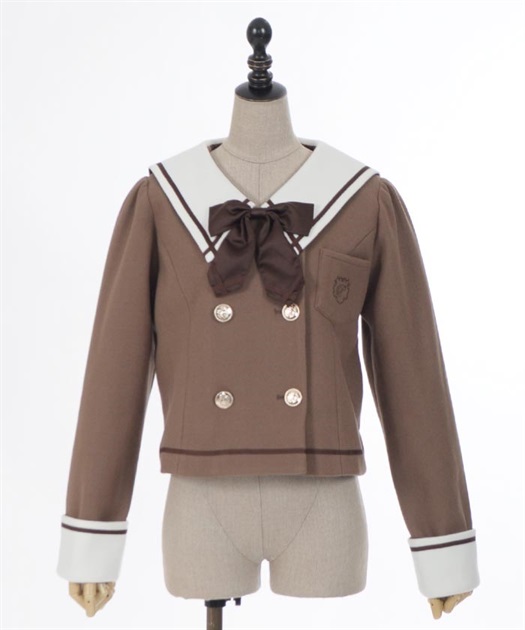 セーラーカラーショートコート | 衣料 | axes femme online shop セーラーカラーショートコート | 衣料 | axes femme online shop
