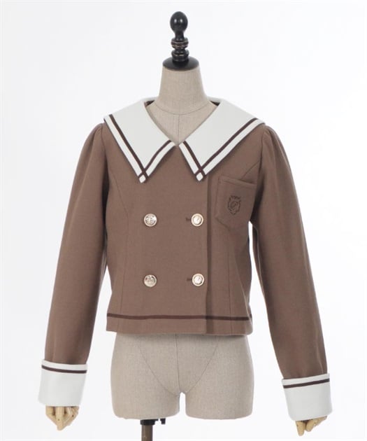 セーラーカラーショートコート | POETIQUE | axes femme online shop セーラーカラーショートコート | POETIQUE | axes femme online shop