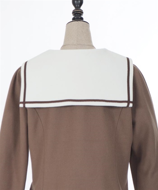 セーラーカラーショートコート | outlet | axes femme online shop セーラーカラーショートコート | outlet | axes femme online shop