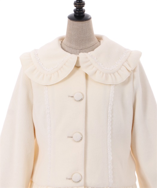 バックフリルショートコート | 衣料 | axes femme online shop