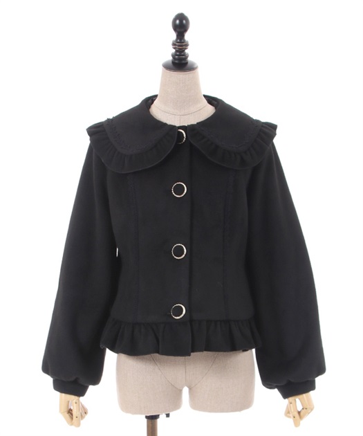 バックフリルショートコート | kawaii | axes femme online shop バックフリルショートコート | kawaii | axes femme online shop