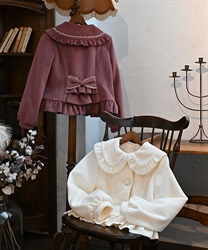 バックフリルショートコート | 衣料 | axes femme online shop