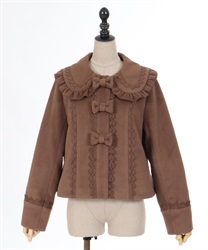 【国内即発送】 axes | kawaii | ショコラベアショートコート femme shop online ジャケット・アウター