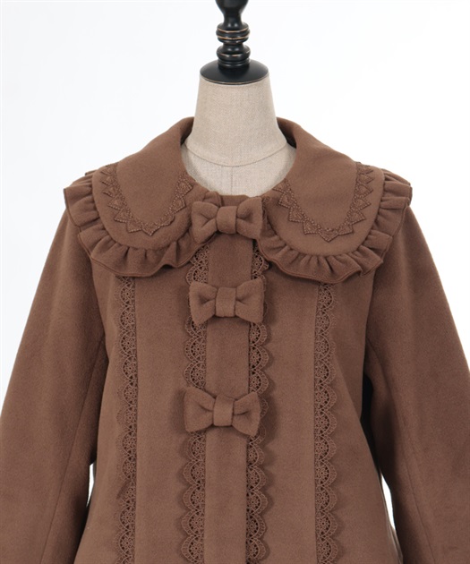 ショコラベアショートコート | kawaii | axes femme online shop