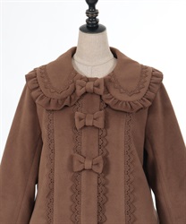 ショコラベアショートコート | kawaii | axes femme online shop ショコラベアショートコート | kawaii | axes femme online shop
