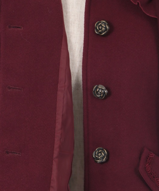 ファー襟付編上ショートコート | outlet | axes femme online shop ファー襟付編上ショートコート | outlet | axes femme online shop