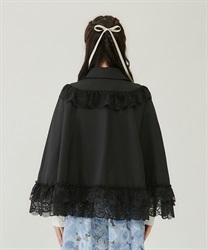 リボン付レースフリルコート | outlet | axes femme online shop